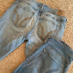 2 Hollister jeans: super skinny and jegging 7L